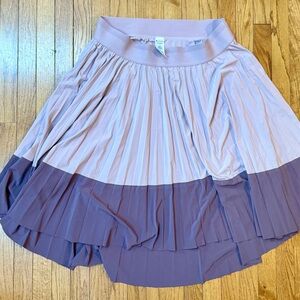Athleta Two-Tone Lavender A-Line Skirt